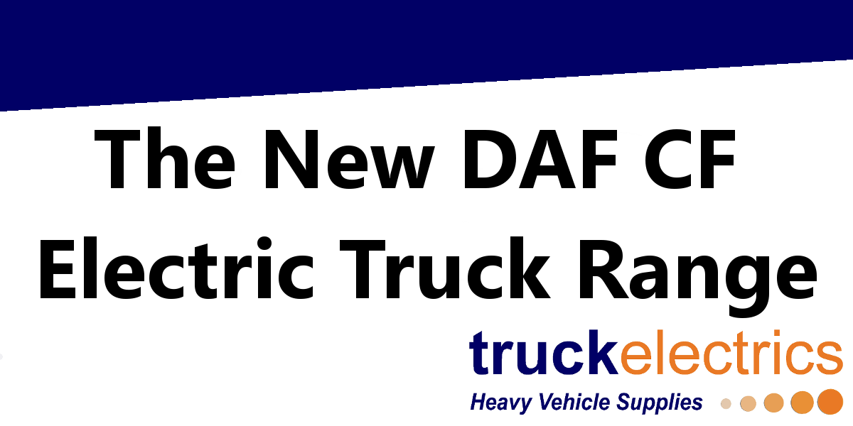 Den nye DAF CF serien av elektriske lastebiler