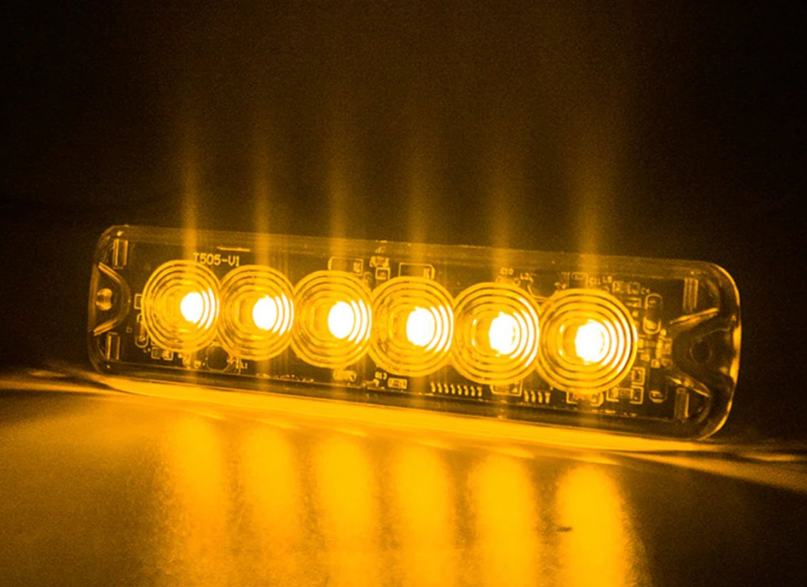 led strobe lights orange amber grill lights car truck jeep
