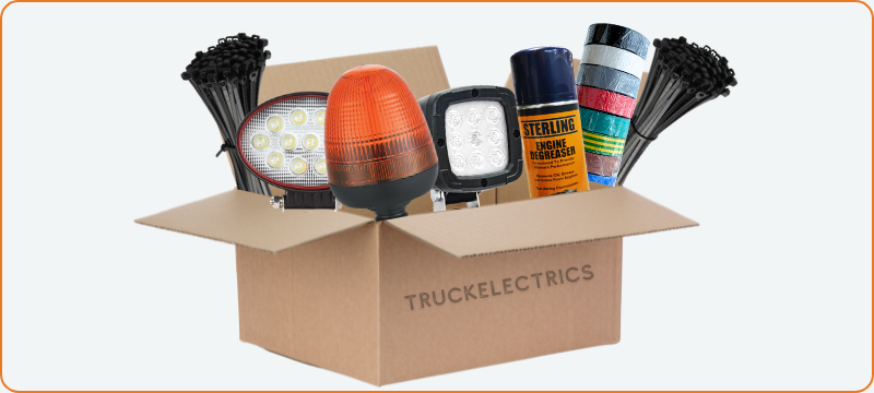 BULK DISCOUNTS TRUCK LIGHTING CABLE TIES AND SPRAY