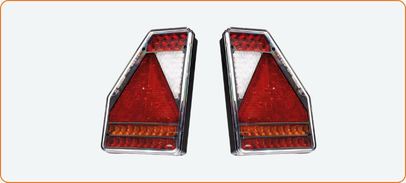 Angled LED Trailer Lights