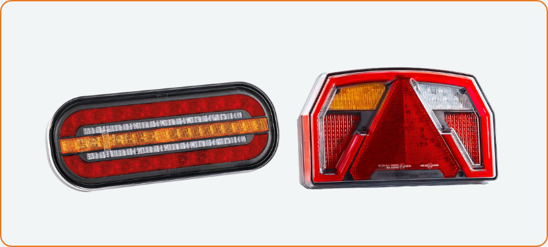 Rectangular Trailer Lights