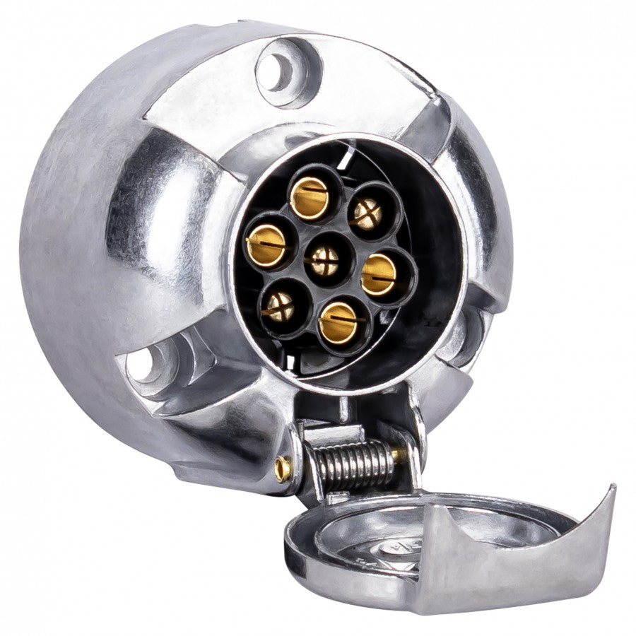 12N Metal Trailer Socket 7 Pole