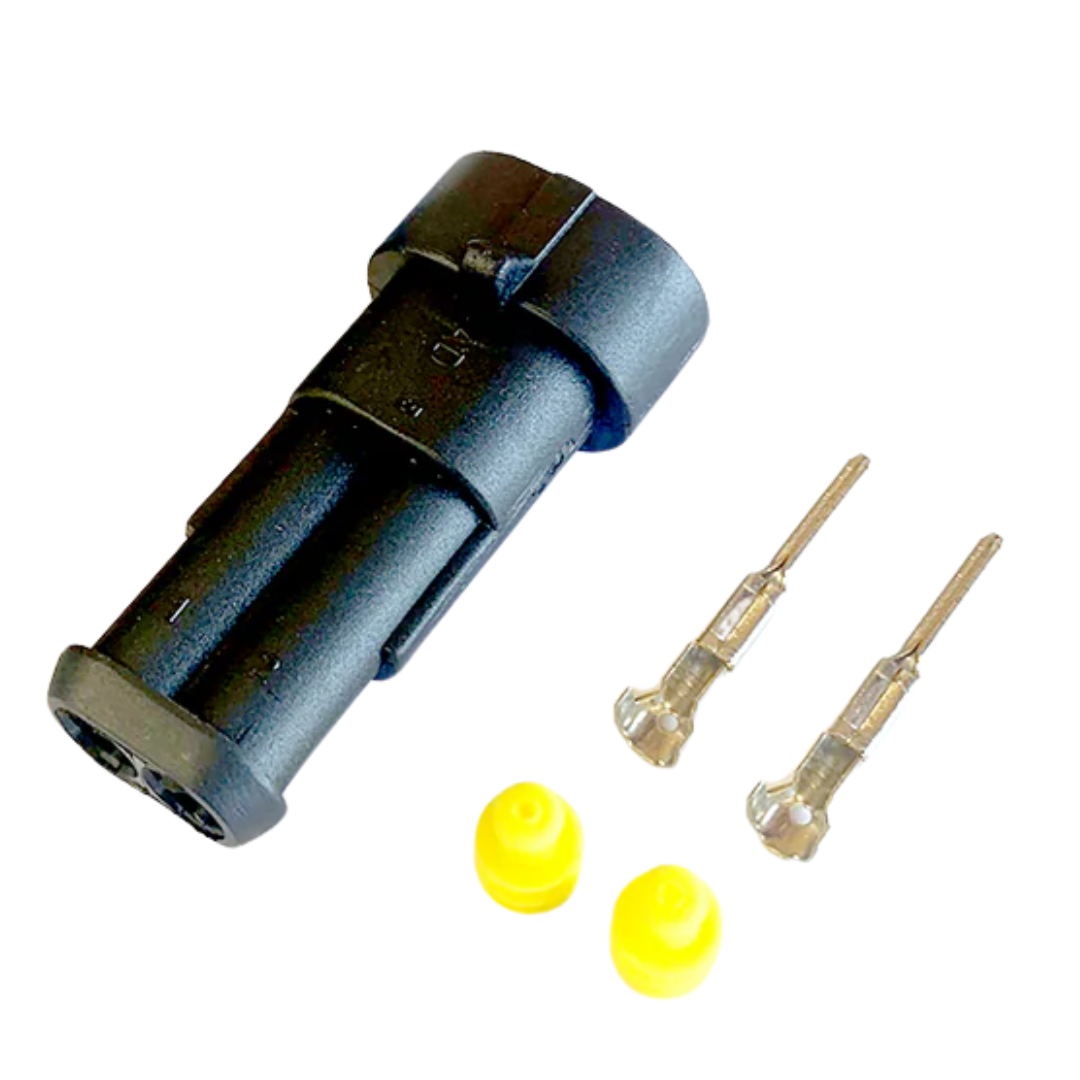 Connettore Superseal 2 PIN POLI VIE AMP Tyco Fiat Fire - Foto 11