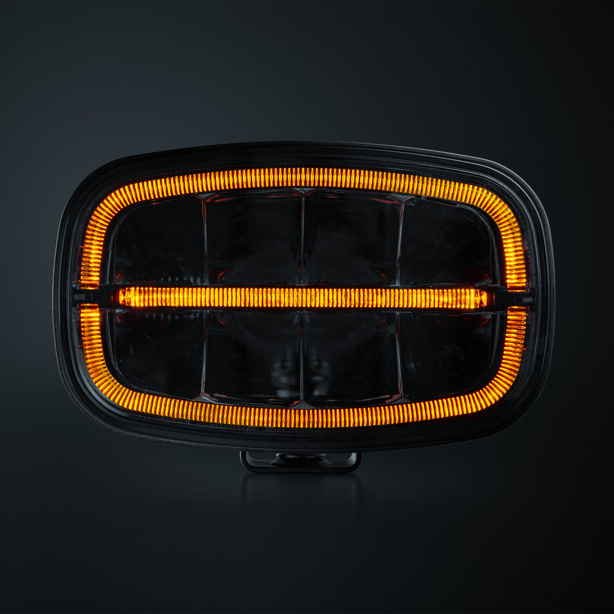 Strands Freedom Ambassador 9 inch Driving Light oval jumbo amber front
