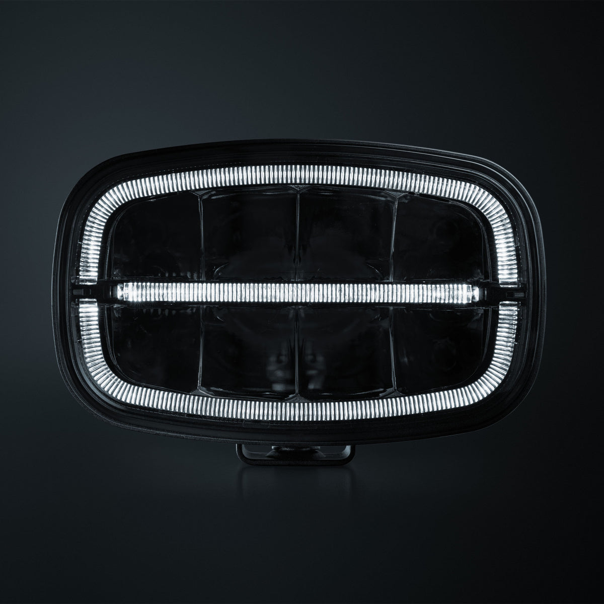 front white Strands Freedom Ambassador 9 inch Driving Light oval jumbo