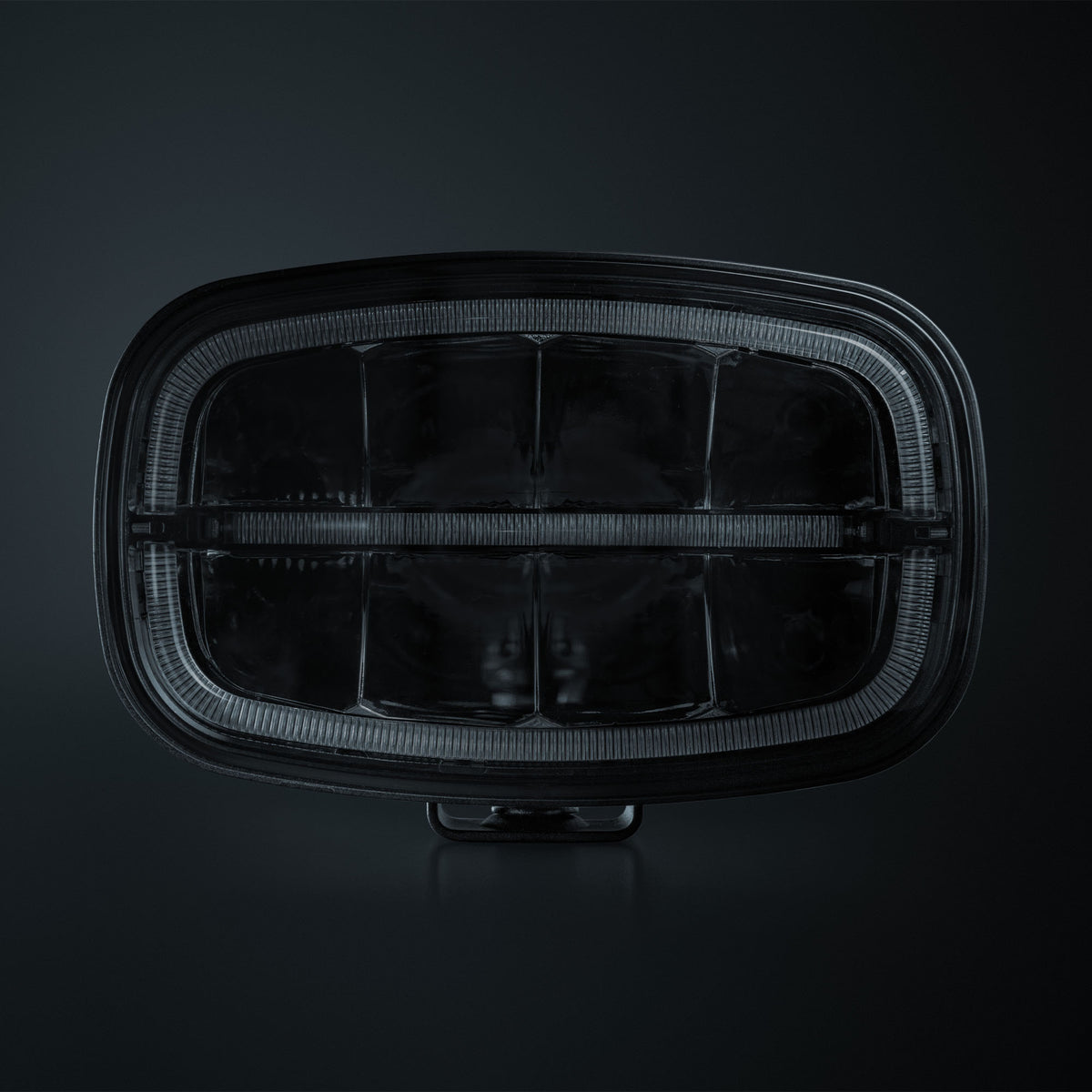 turned off dark look smoked lens Strands Freedom Ambassador 9 inch Driving Light oval jumbo
