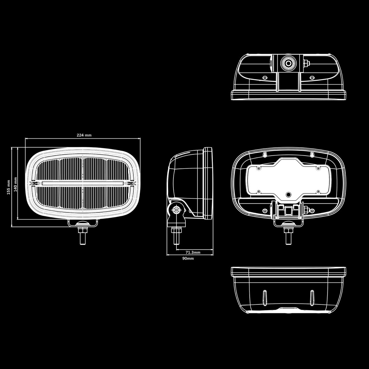 Strands Freedom Ambassador Driving Light / 9"
