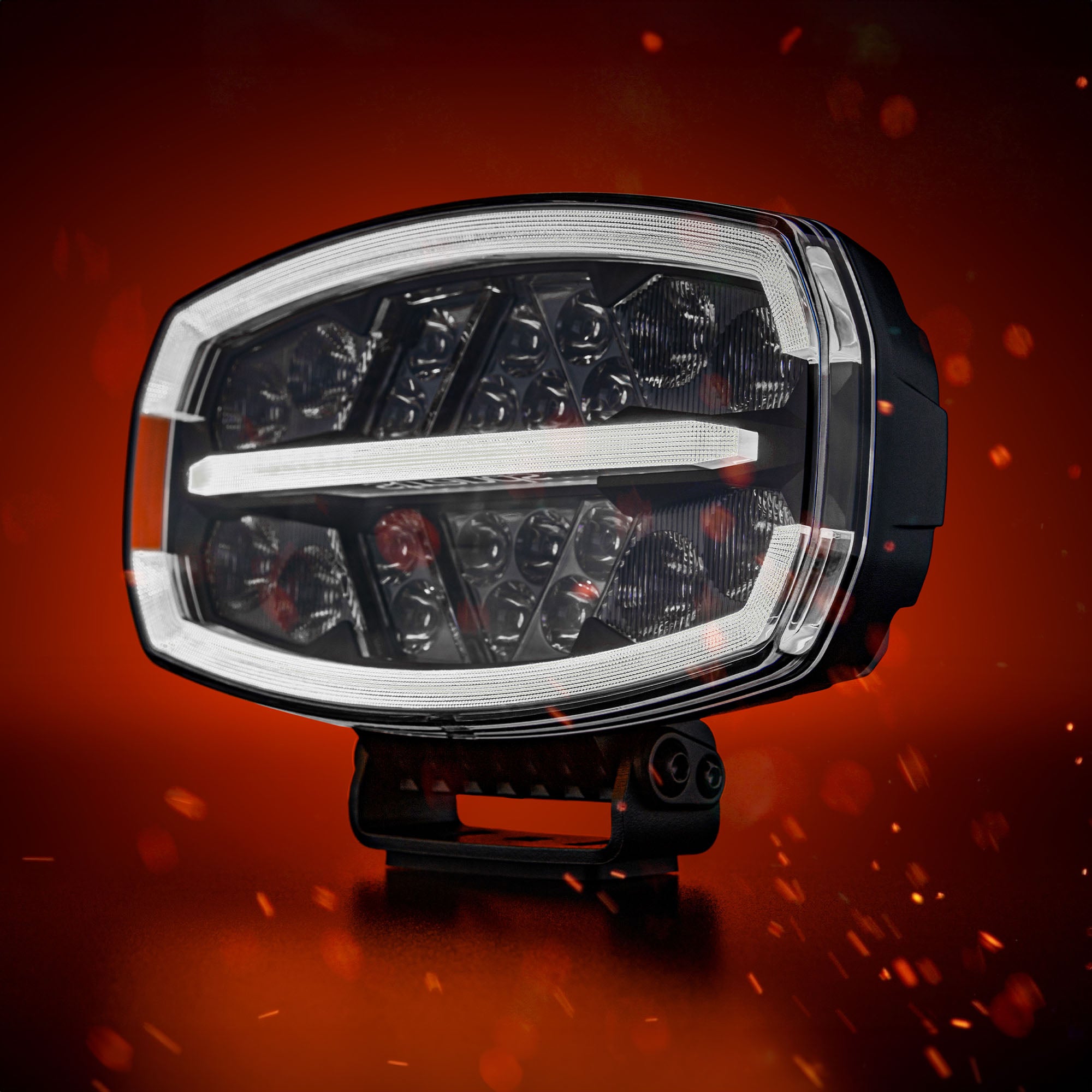 Strands Firefly ONE Oval Driving Lamp with Strobe UK + Ireland