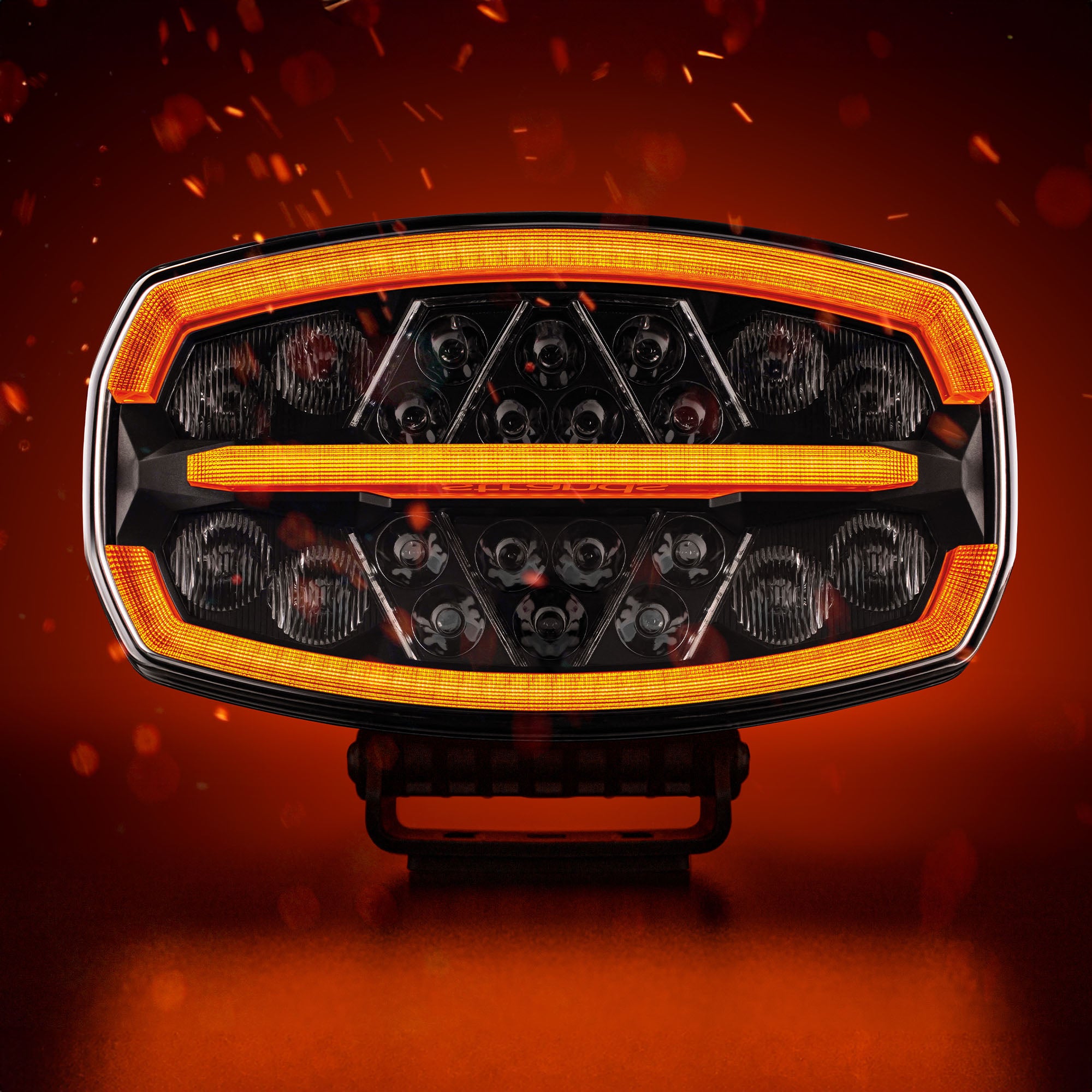 Strands Firefly ONE Oval Driving Lamp with Strobe UK + Ireland