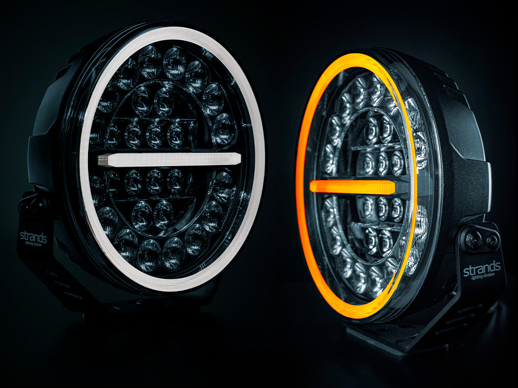 Strands Firefly PRO LED Driving Light with Strobe / 9" UK + Ireland
