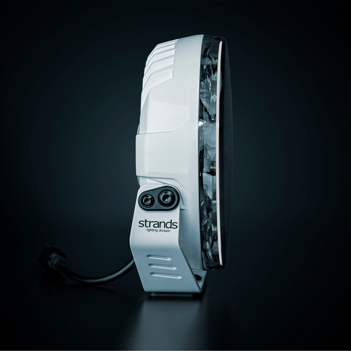 Faro anteriore Strands Firefly PRO con strobo / 9" bianco
