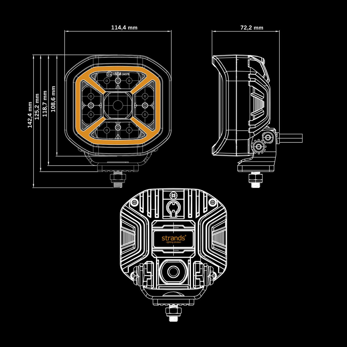 Strands Siberia X 4" Work Light / 70W