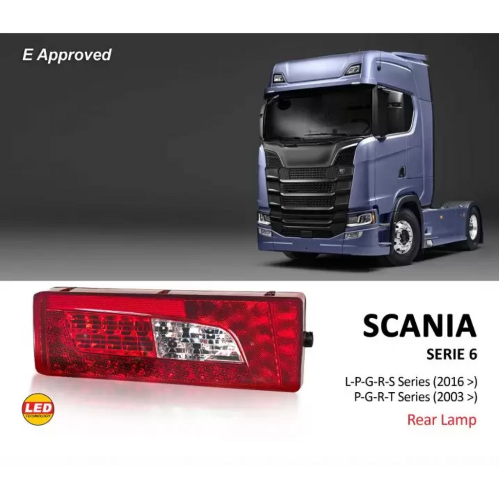 Buy Rear LED Tail Lamp for Scania 6 Series Wholesale & Retail, Ireland & UK