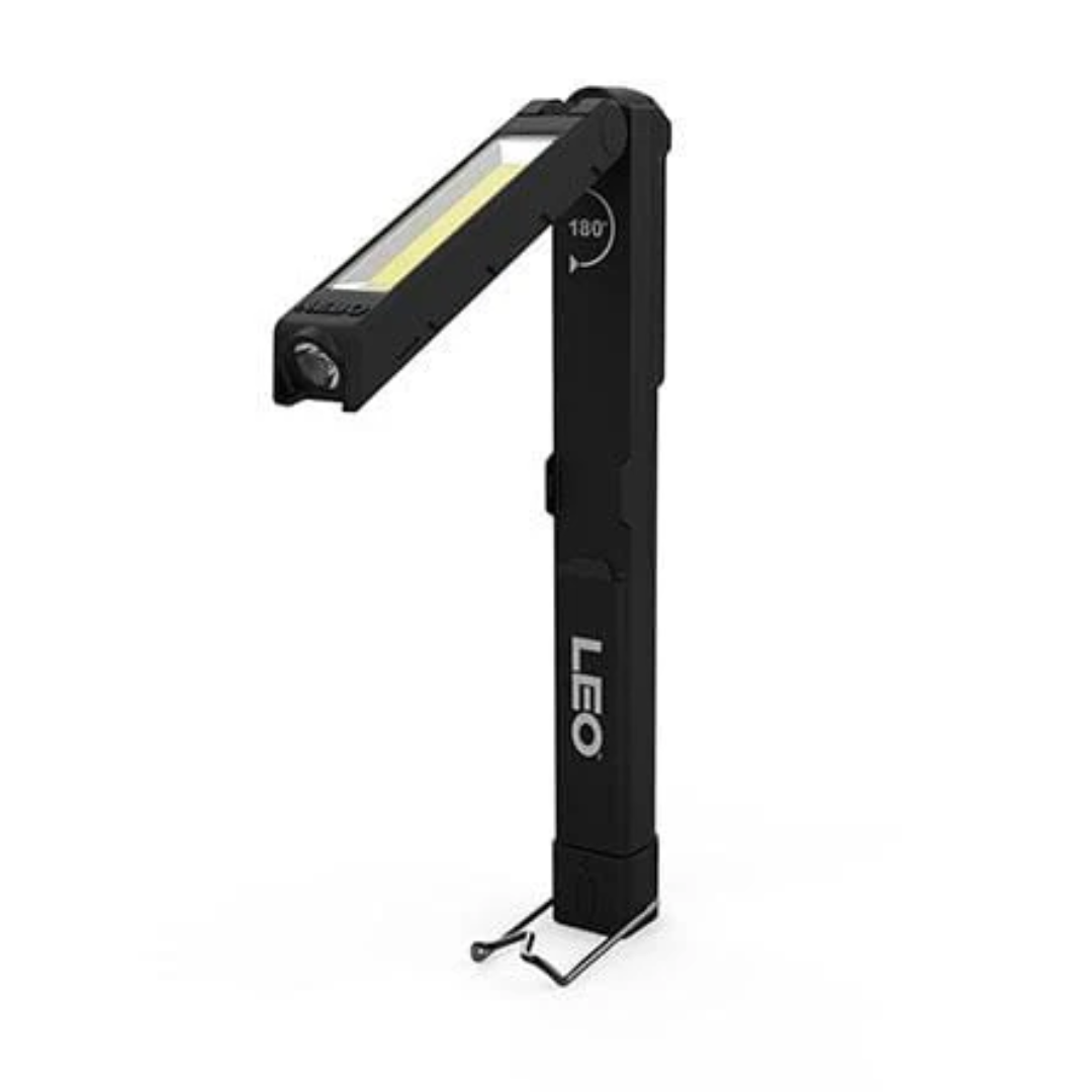 Torcia Lavoro LED COB 3W Portatile Con Gancio E Calamita Luume