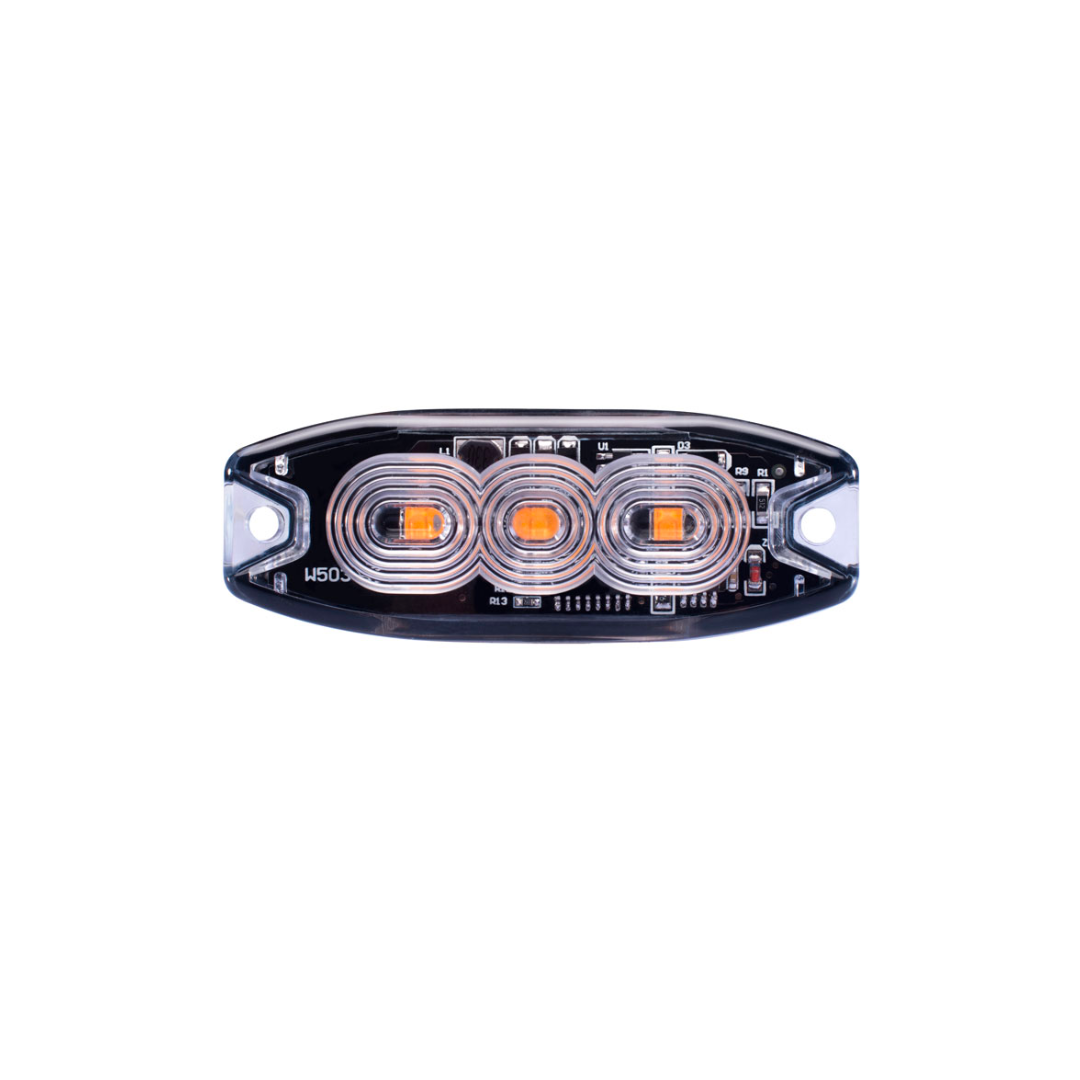 Slimline Hazard Strobe Light / 3 LED / Amber - spo-cs-disabled - spo-default - spo-disabled - spo-notify-me-dis