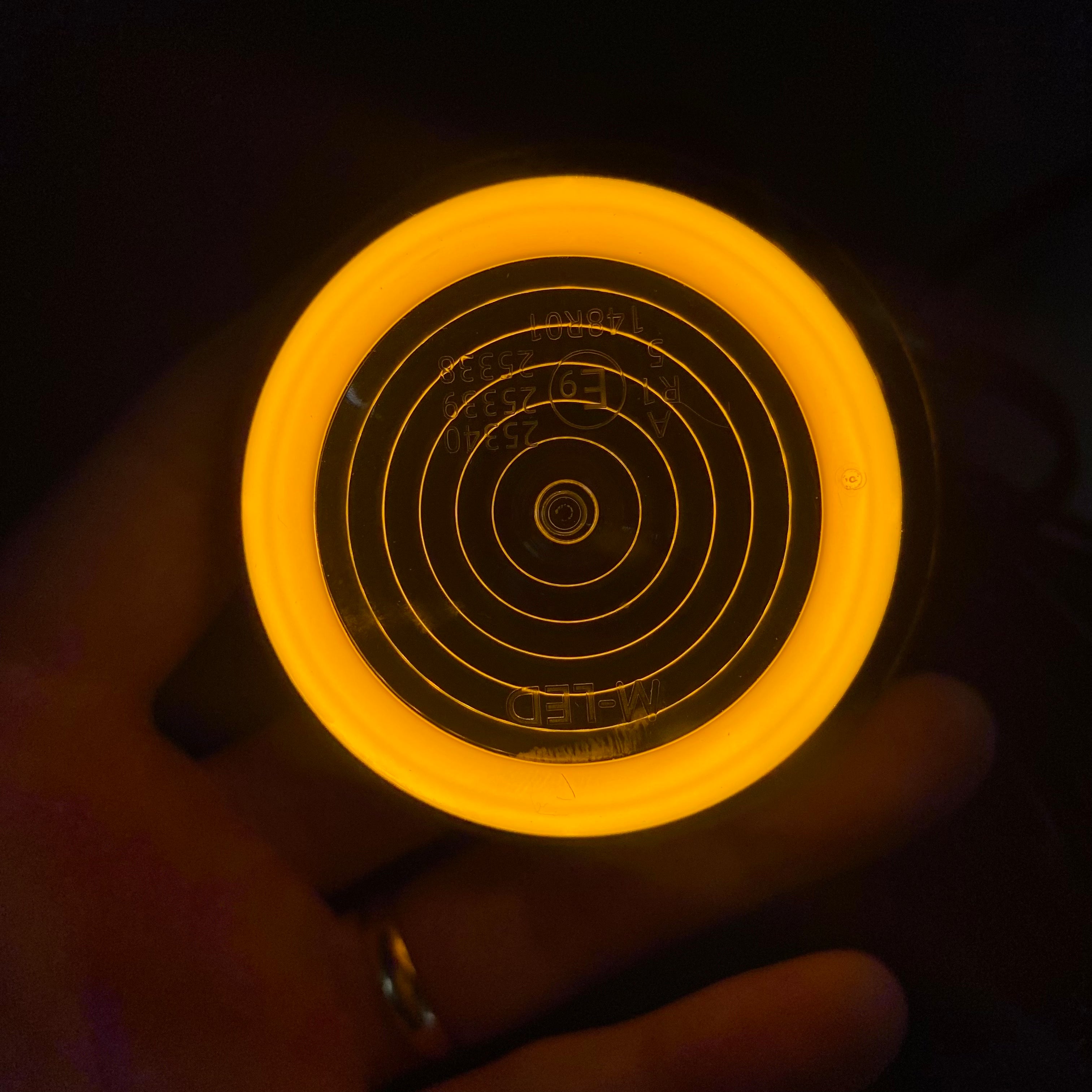 Danish Halo Light - Dual Colour Amber/Red