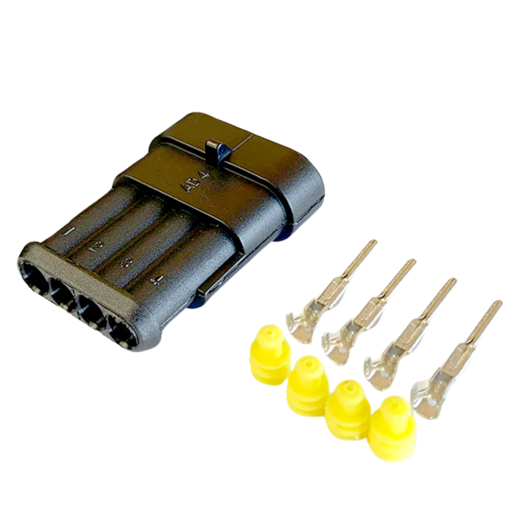 Steckersatz TE Connectivity 4-polig, Serie AMP Superseal 1.5