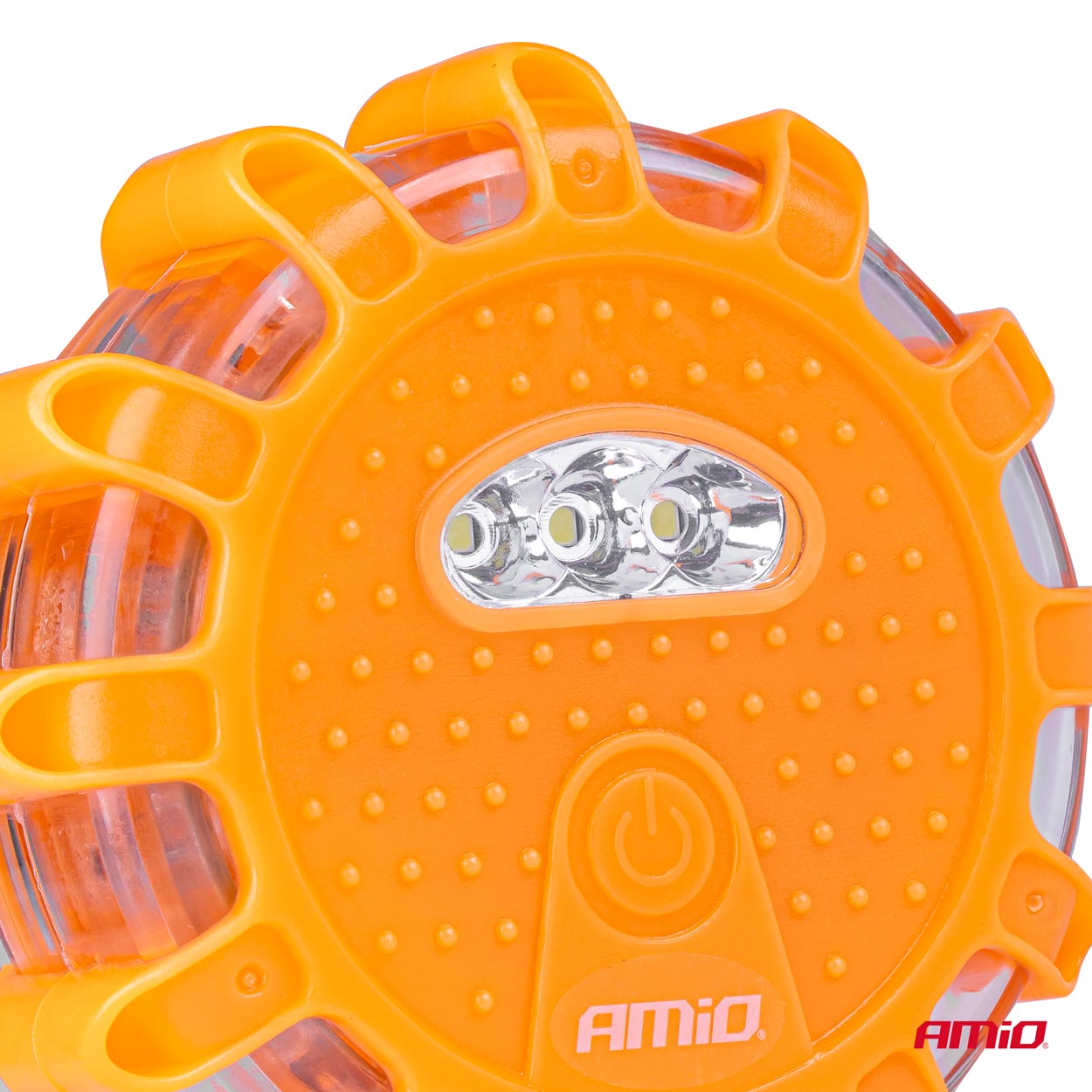 Red Emergency Light Puck with Torch