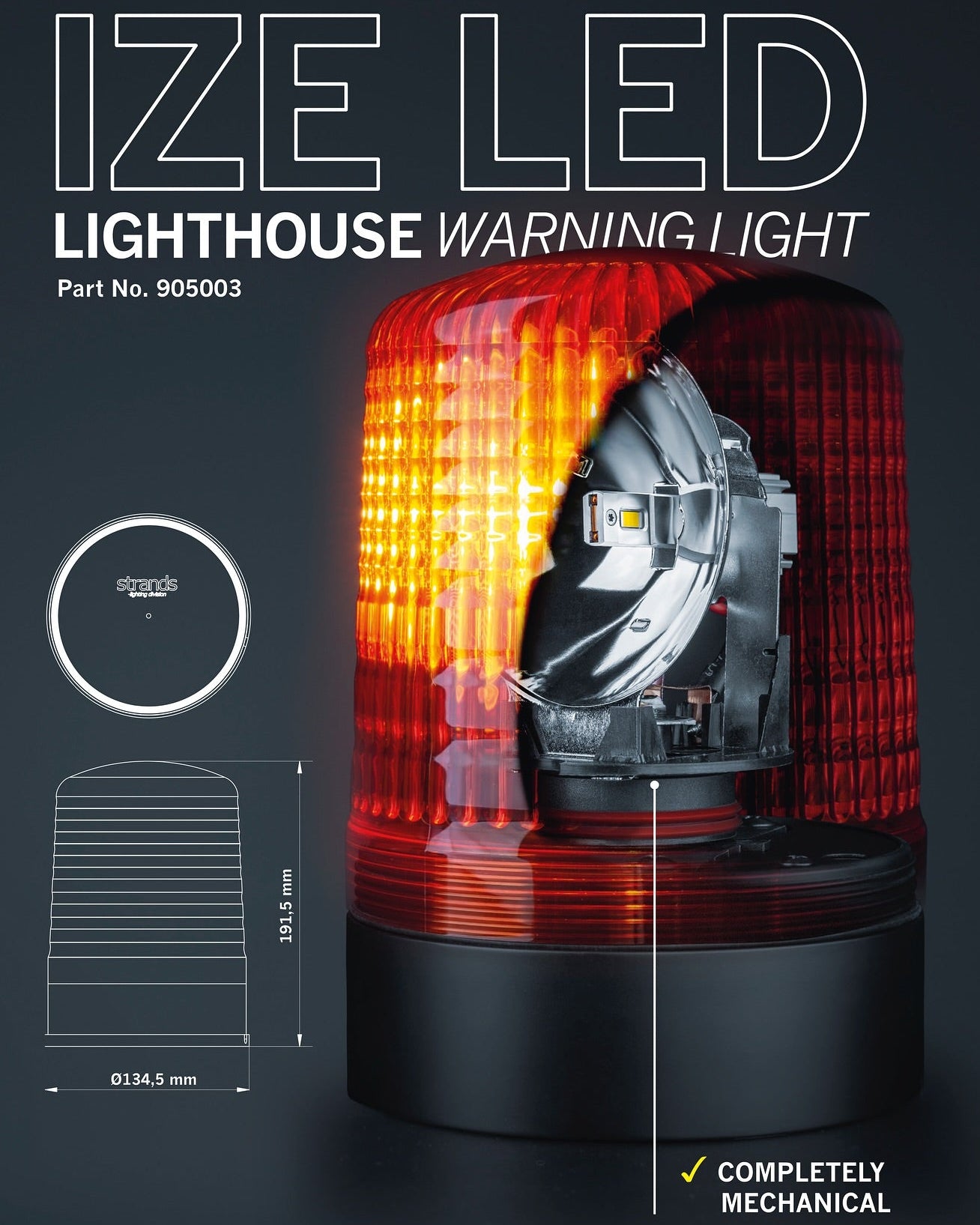 Strands IZE Lighthouse Rotating LED Beacon