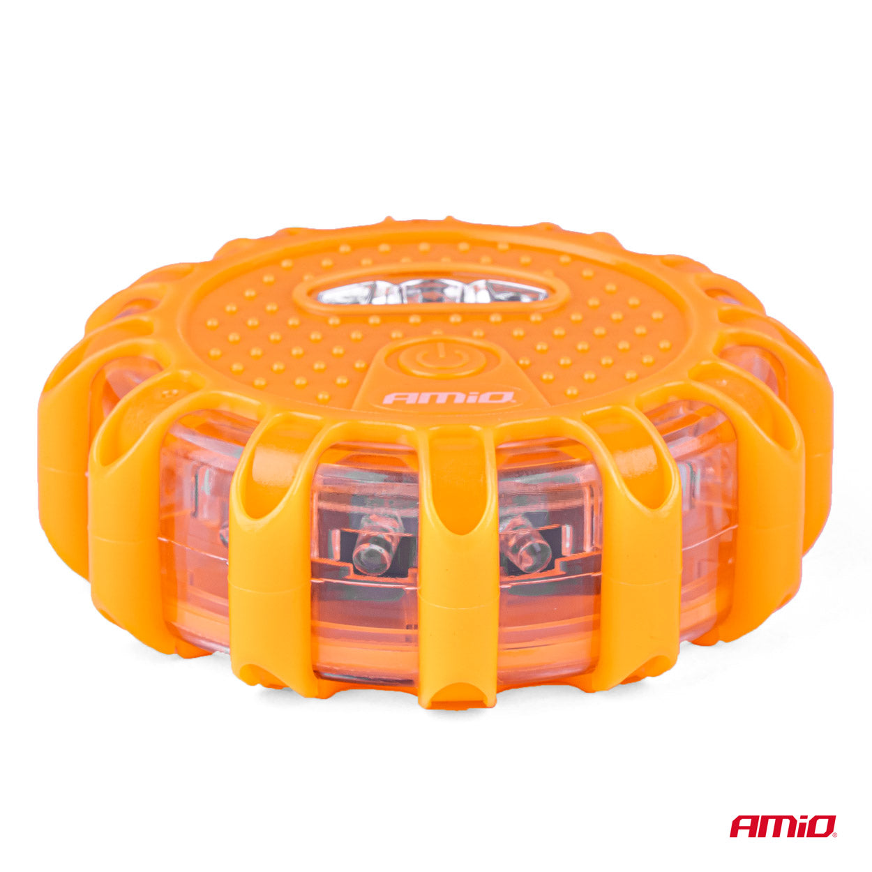 Red Emergency Light Puck with Torch