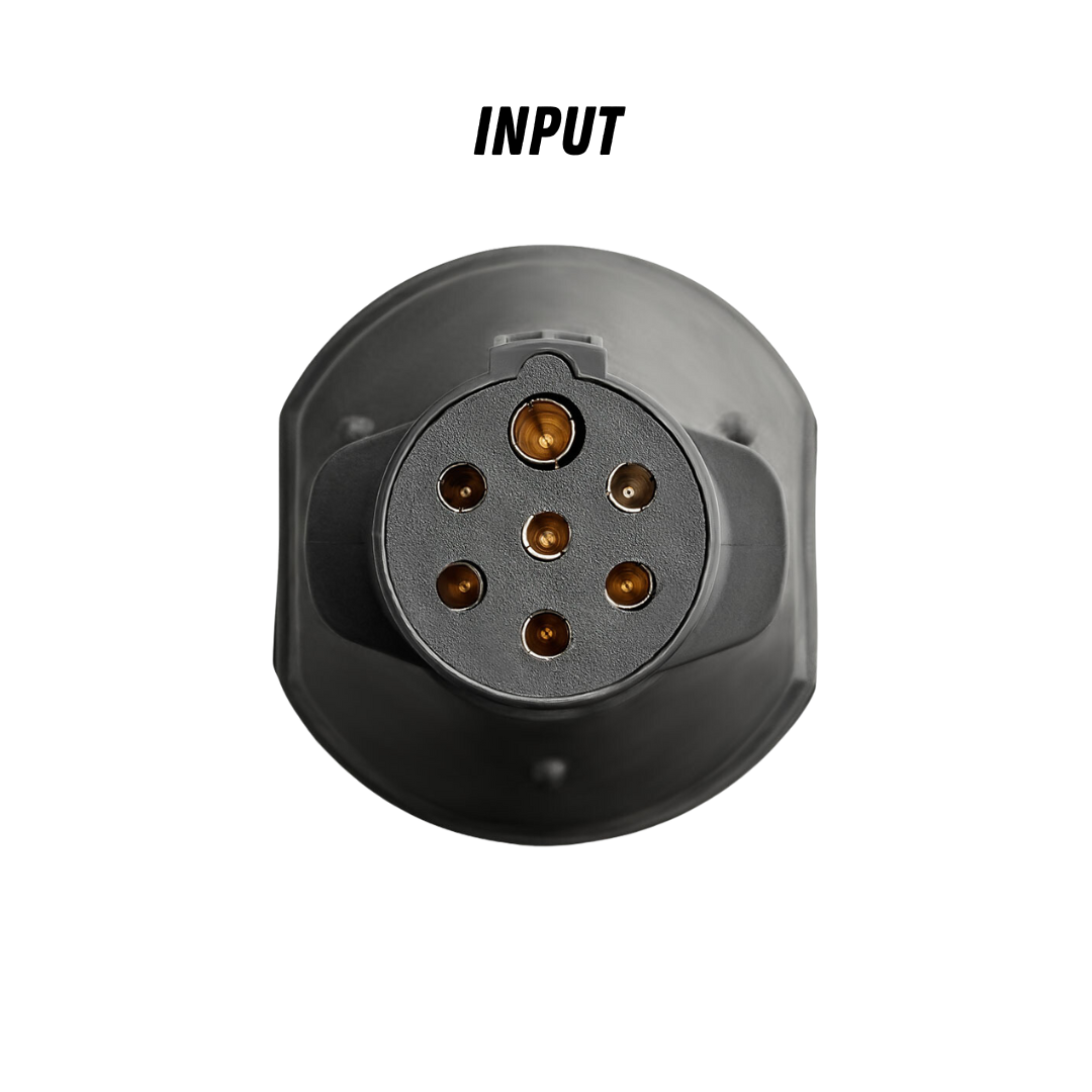 Riduttore di tensione da 24 V a 12 V (converte una presa da 24 V a 7 pin di tipo N in una presa a 13 pin) - spo-cs-disabled - spo-default - spo-disab