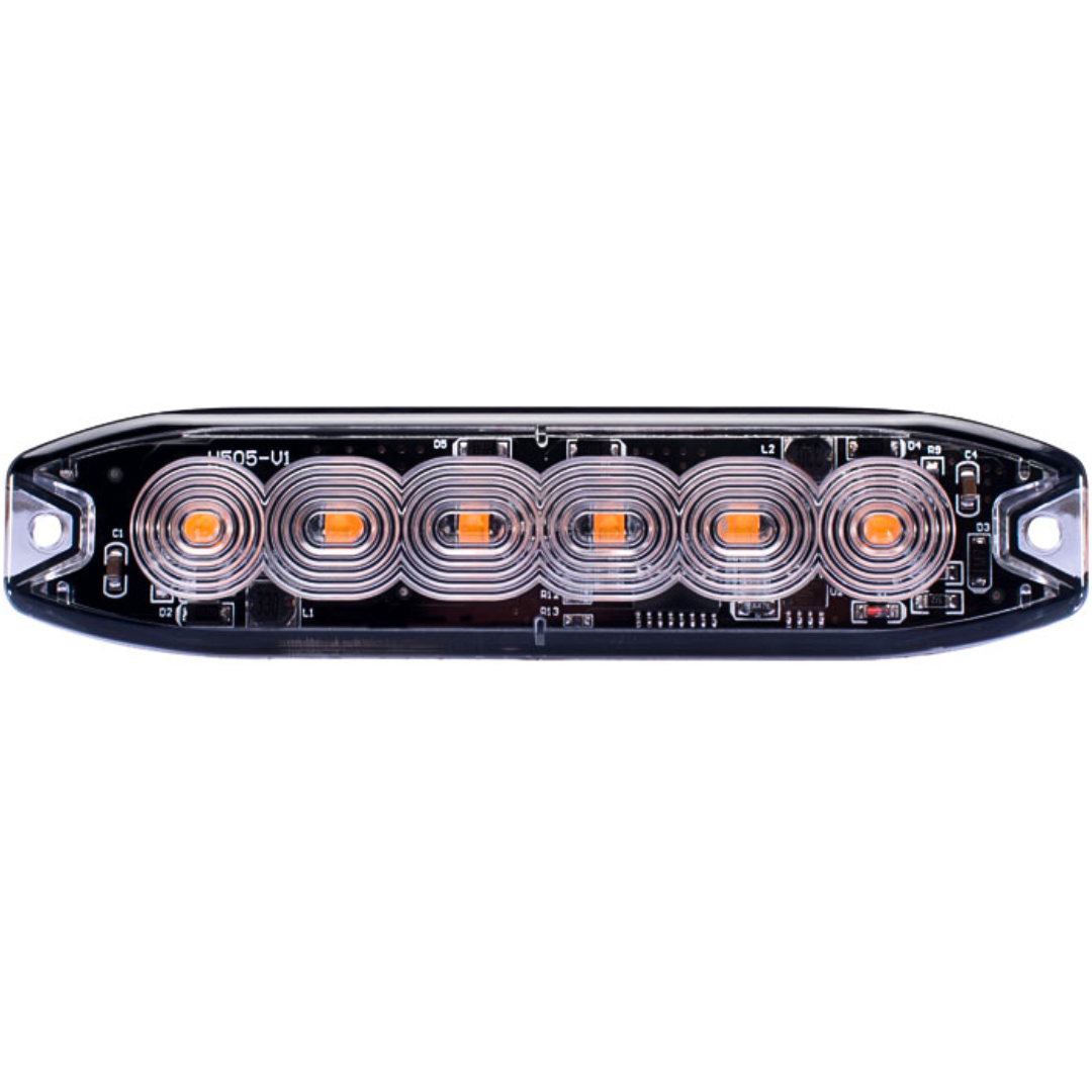 Slimline Hazard Strobe Light / 6 LED / Amber - spo-cs-disabled - spo-default - spo-disabled - spo-notify-me-dis