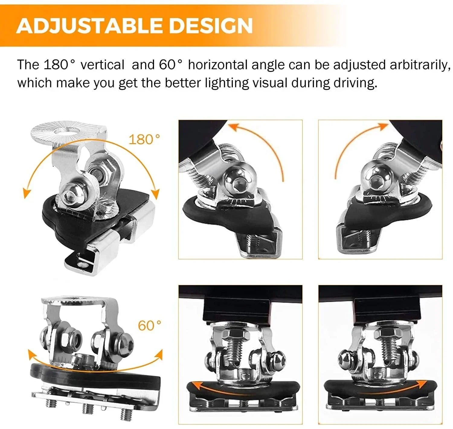 Ditch Light Bonnet Mounting Brackets
