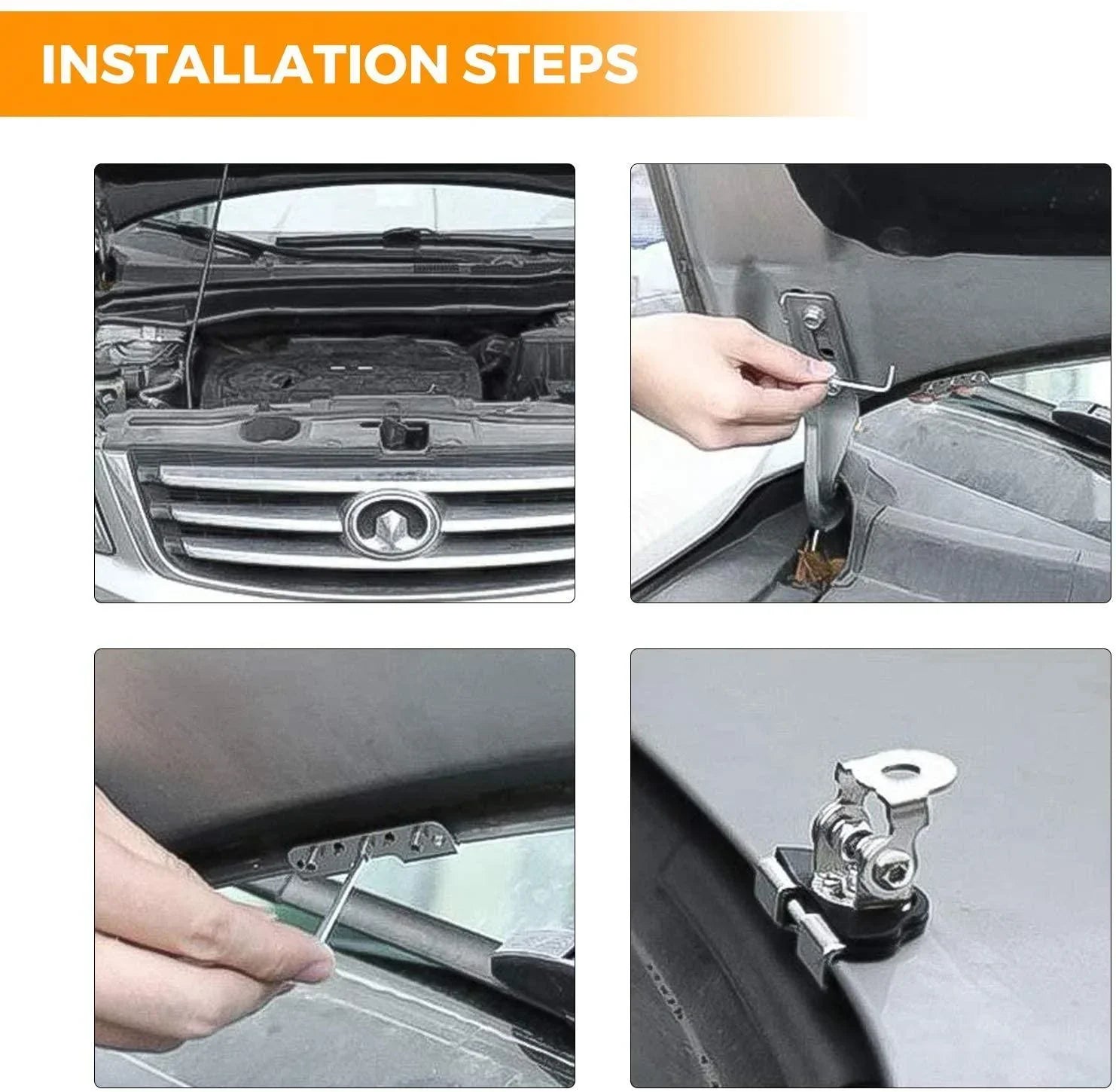 Ditch Light Bonnet Mounting Brackets