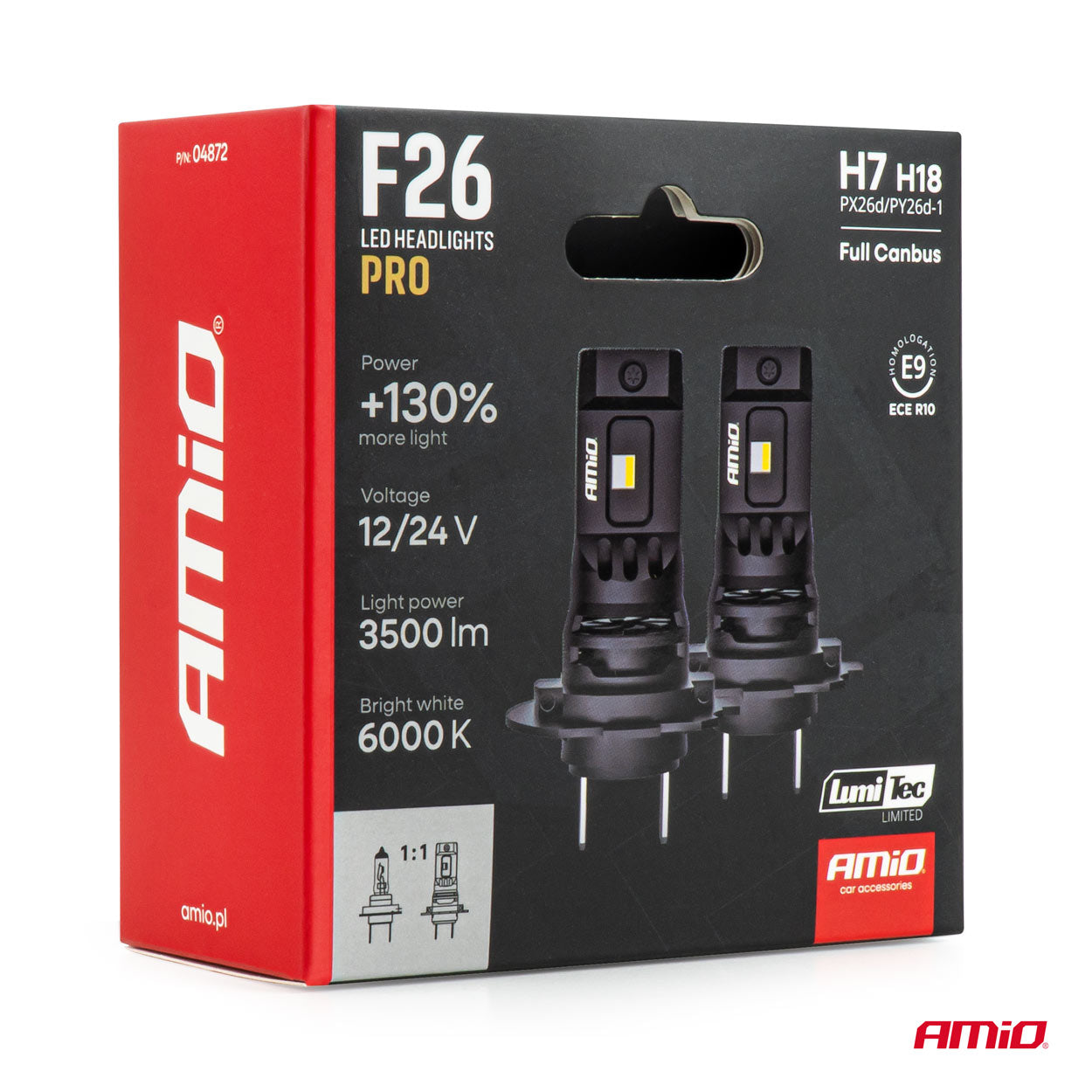 F26 PRO Direct Fit LED Headlight Bulbs / H7
