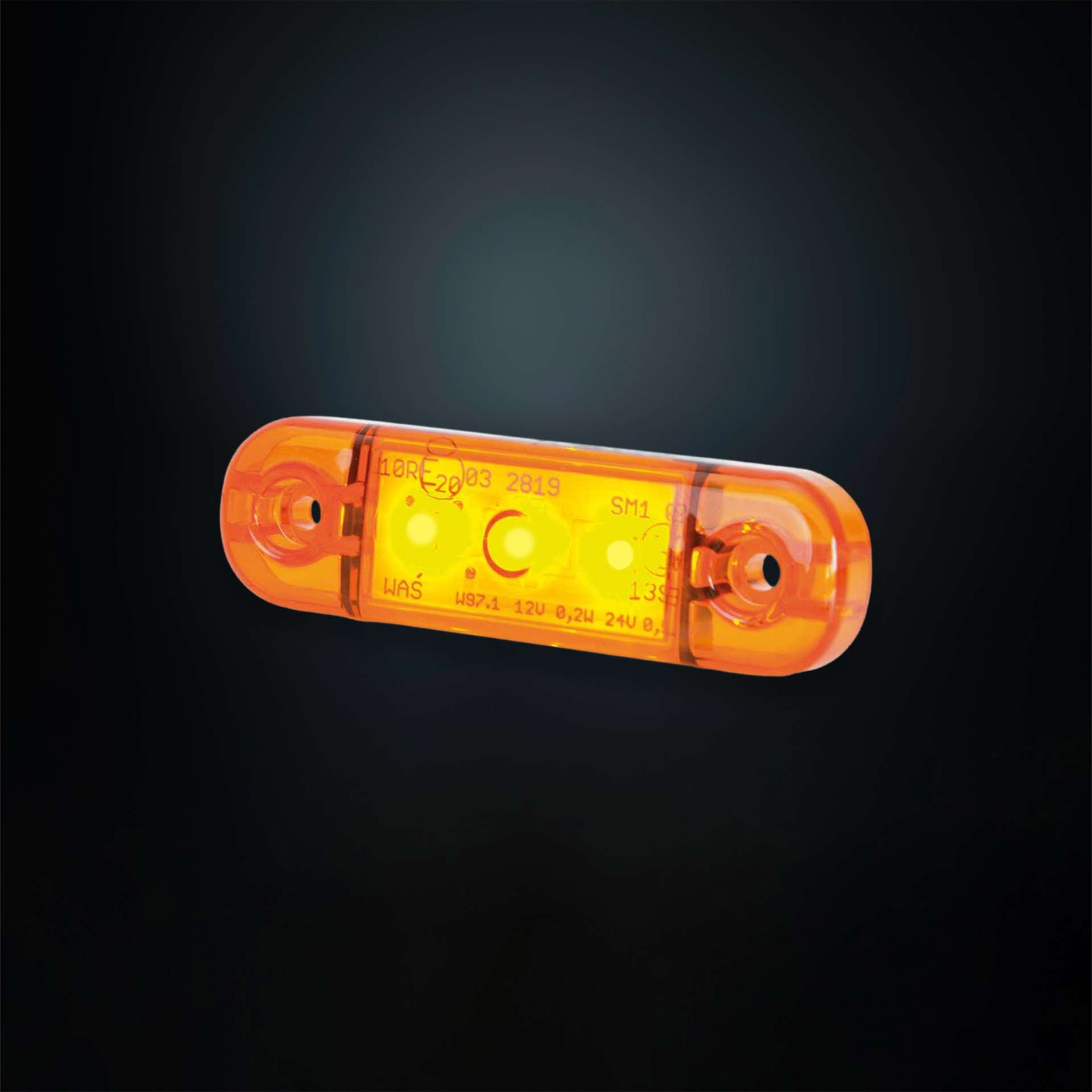 Strands Freedom Legacy Slim Marker Light with Coloured Lens UK + Ireland