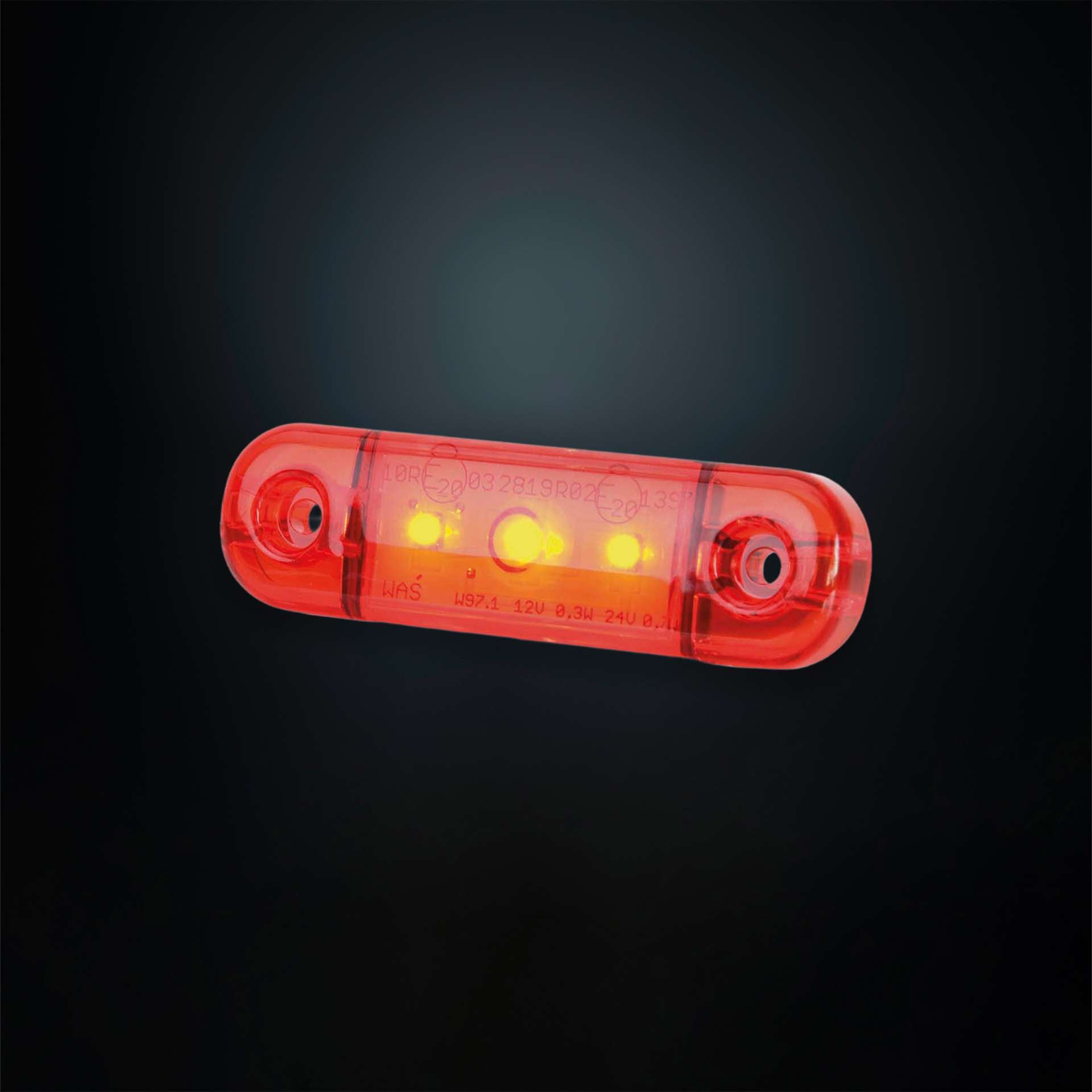 Strands Freedom Legacy Slim Marker Light with Coloured Lens UK + Ireland