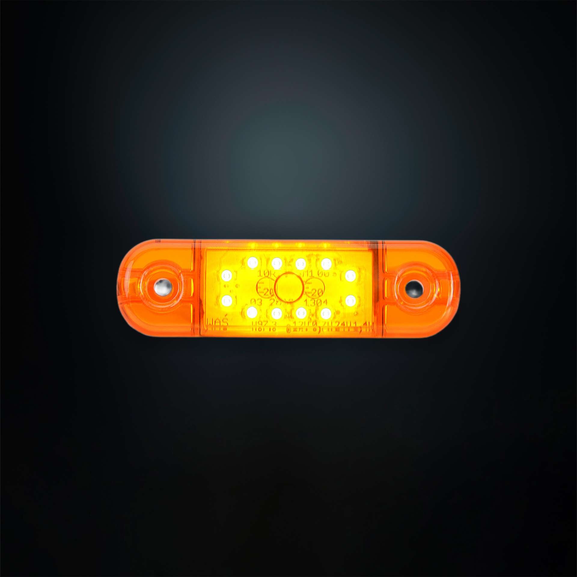 Strands Freedom Legacy Slim Marker Light with Coloured Lens / 12 LED UK + Ireland