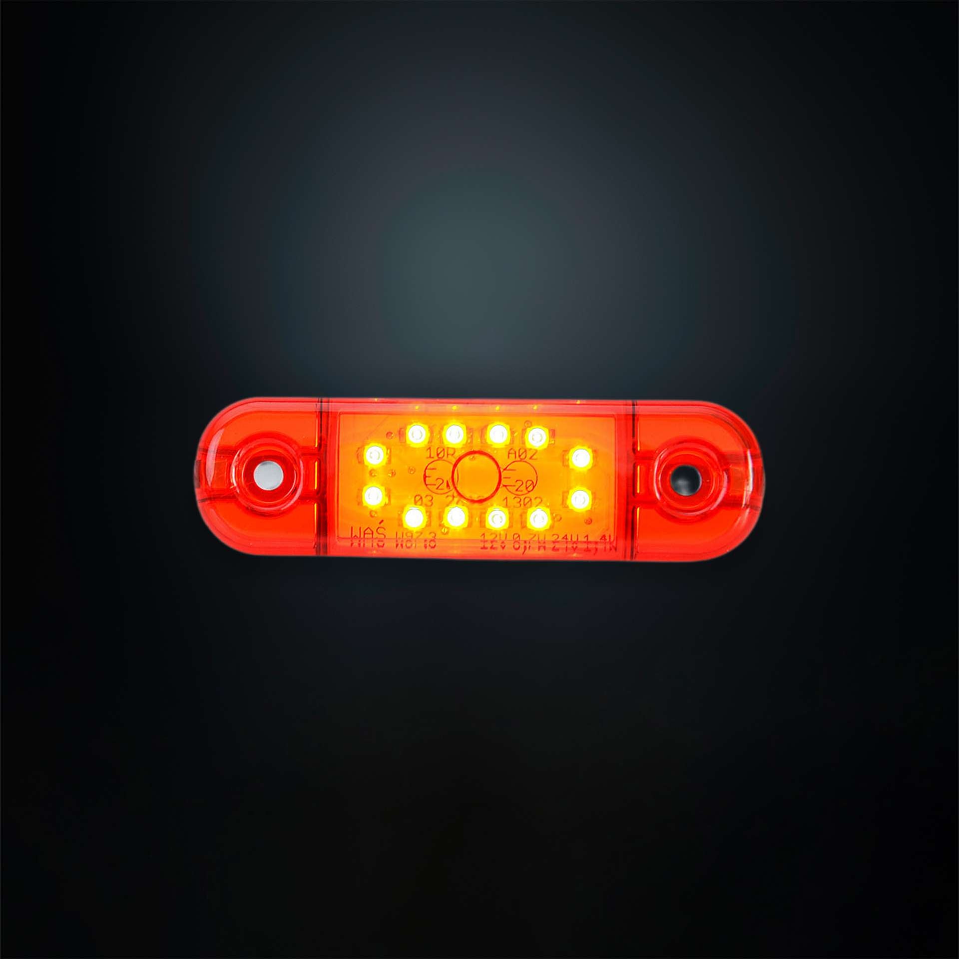 Strands Freedom Legacy Slim Marker Light with Coloured Lens / 12 LED UK + Ireland