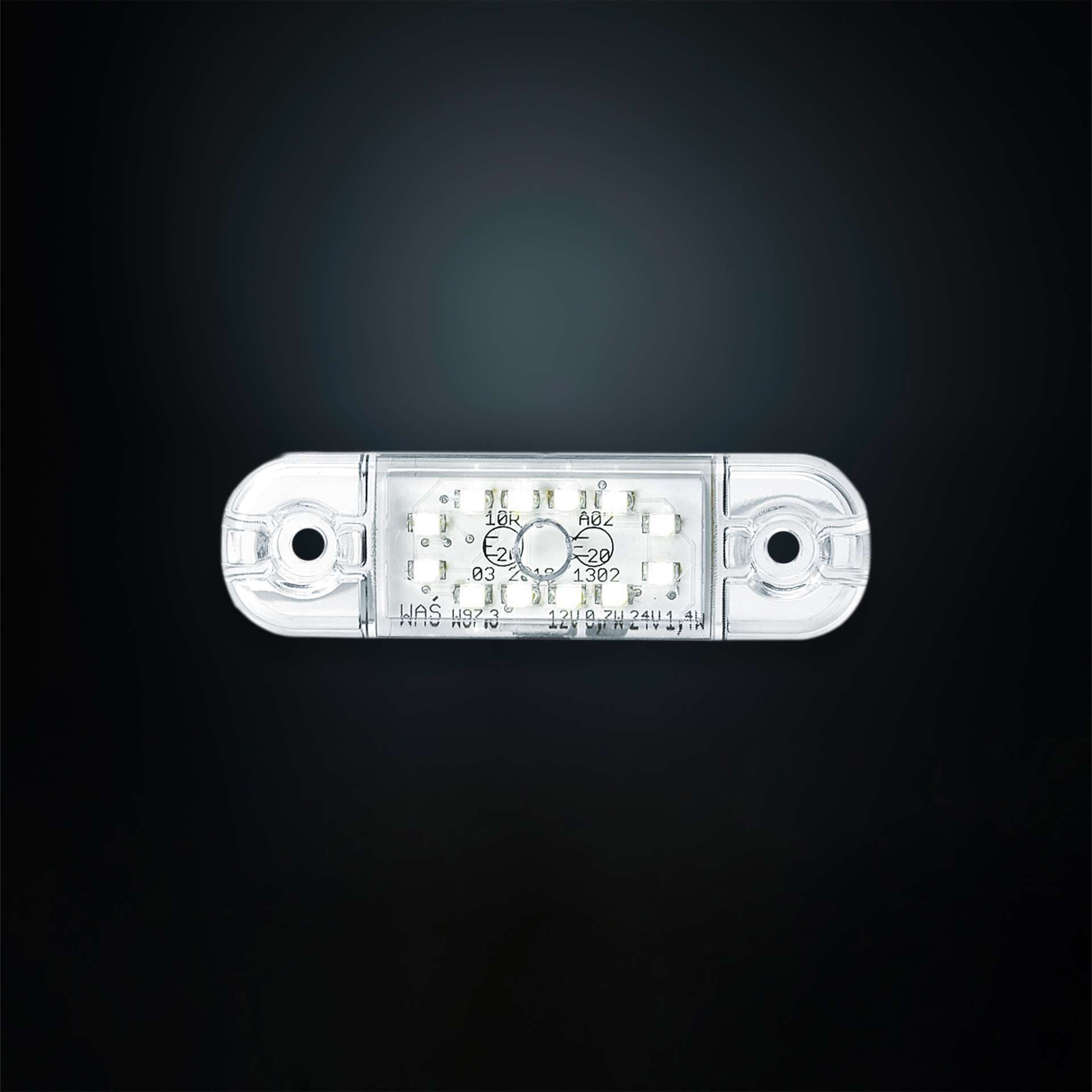 Strands Freedom Legacy Slim Marker Light with Coloured Lens / 12 LED UK + Ireland