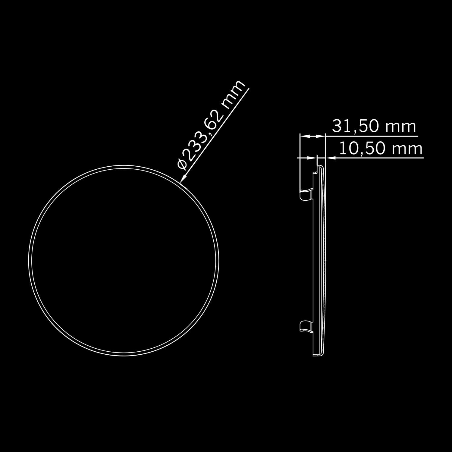 Strands Siberia Night Ranger Lens Cover / Dark