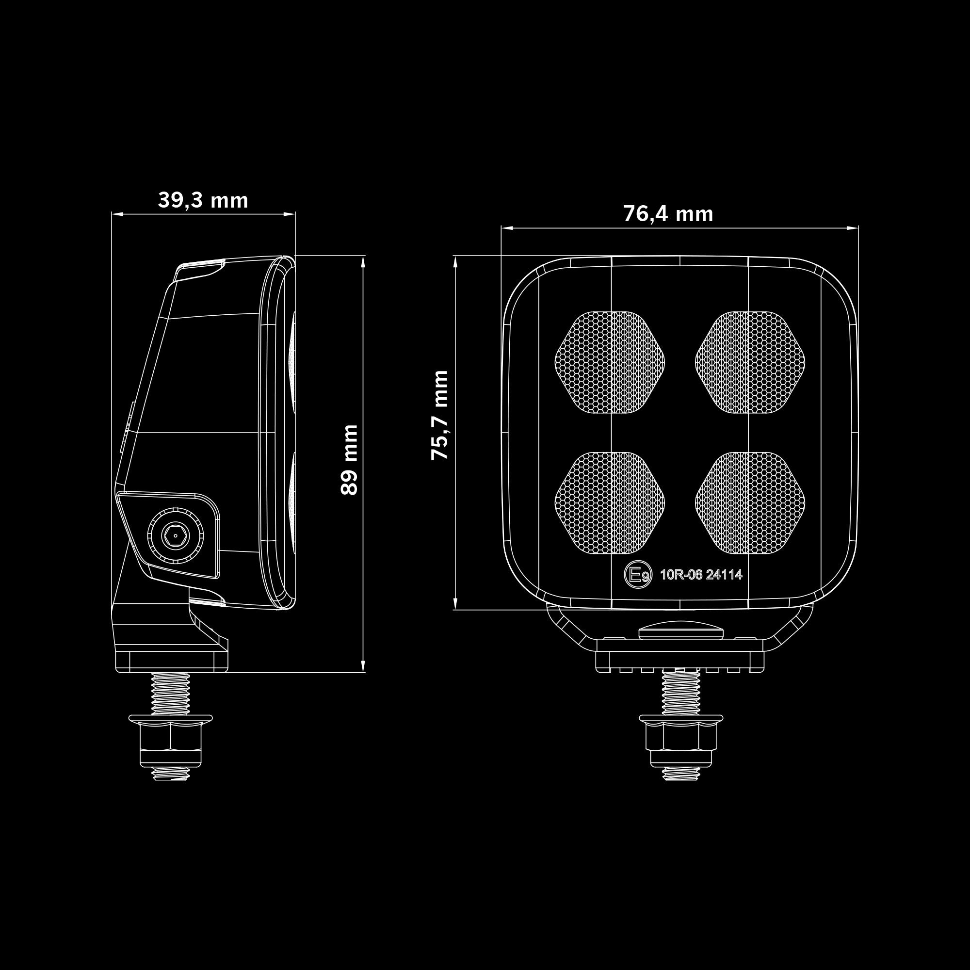 Strands 20W Unity Edge Work Light UK + Ireland