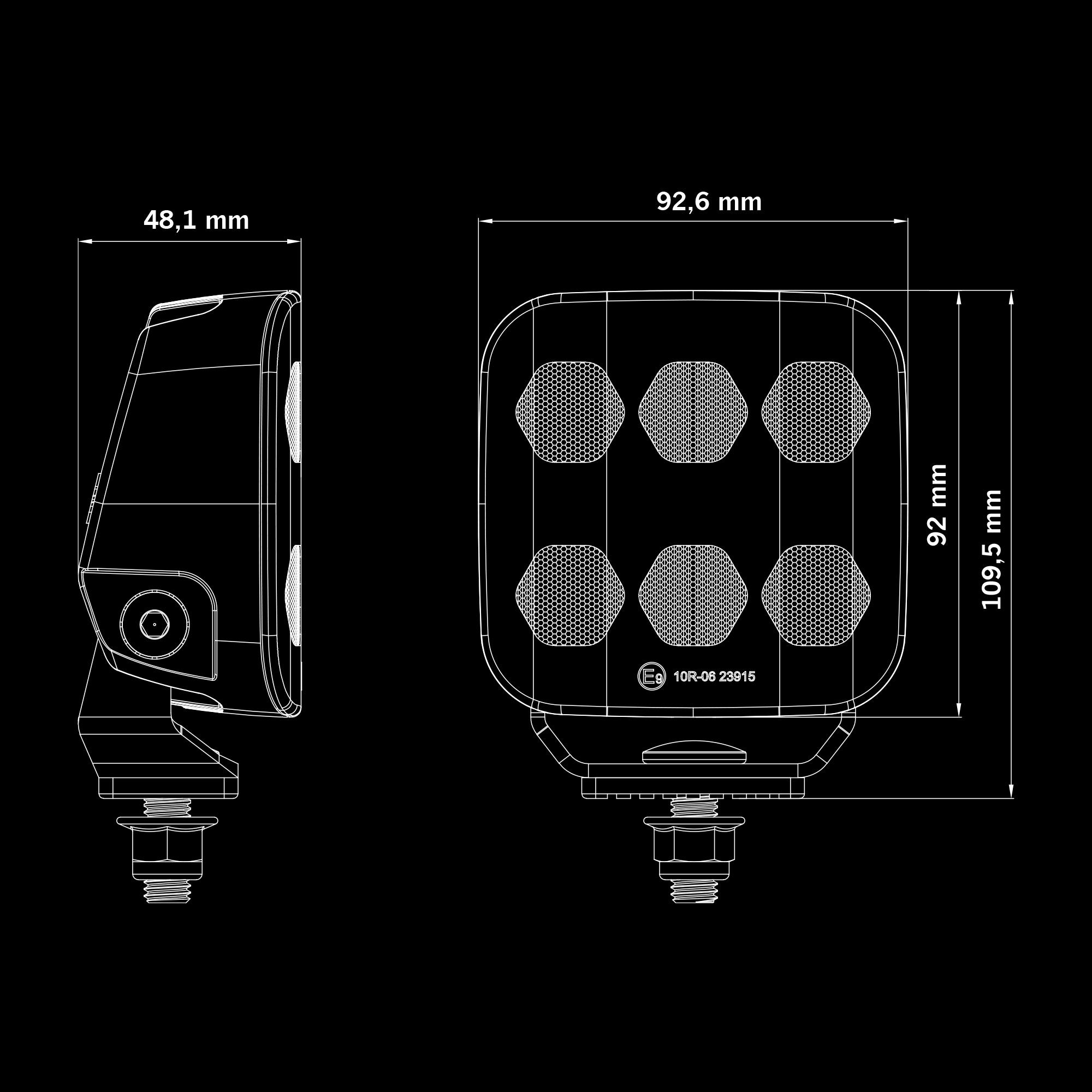 Strands 37W Unity Edge Work Light UK + Ireland