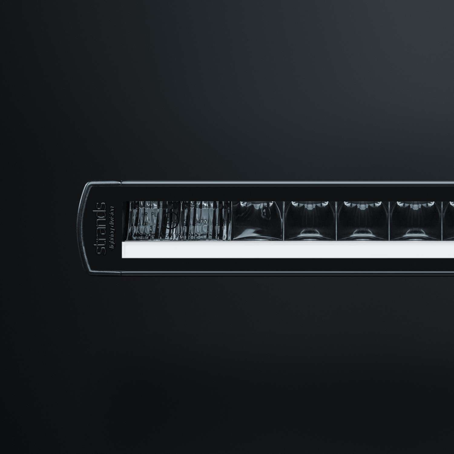 Strands Siberia Single Row Straight Light Bars with Amber / White Position Light