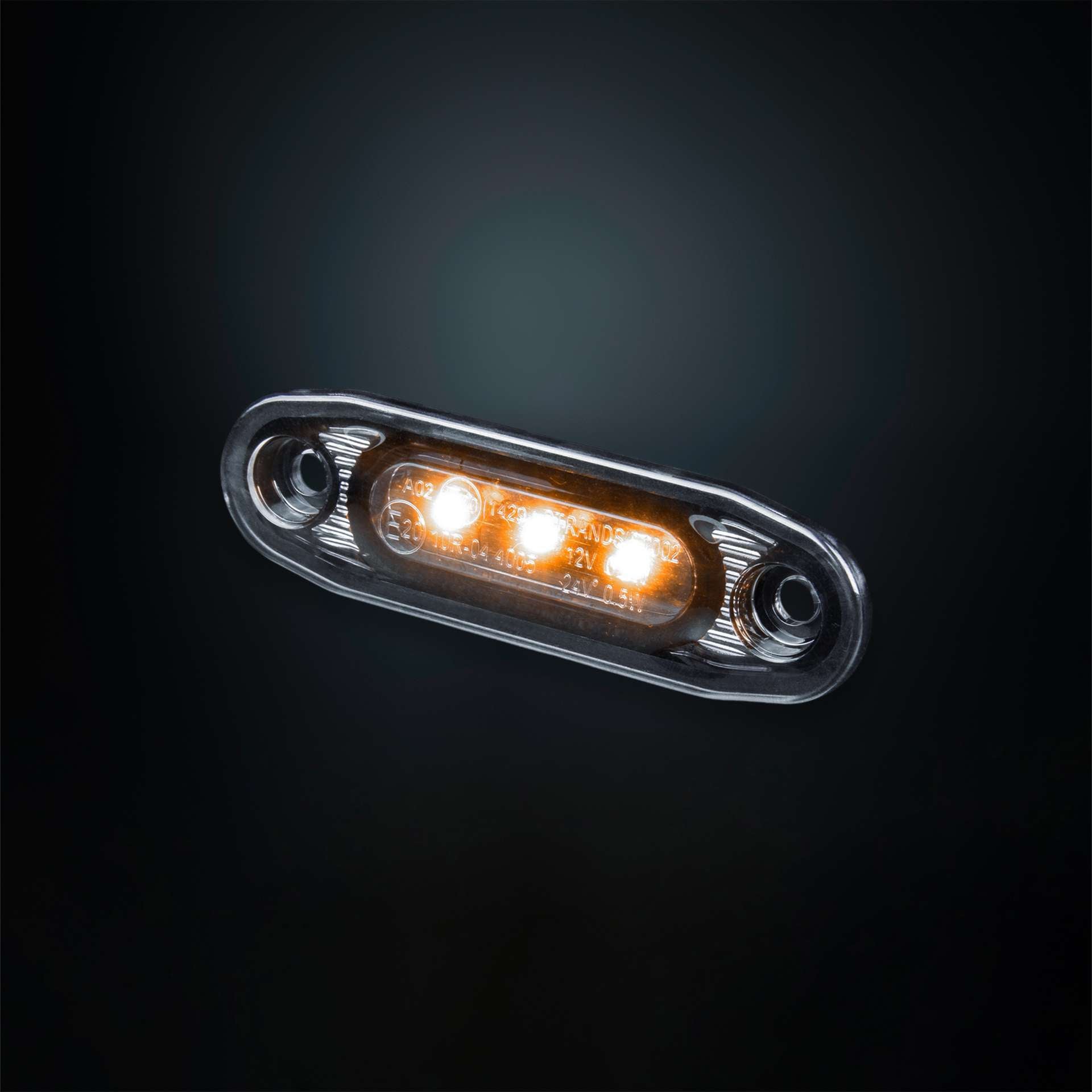 Strands Dark Knight Ultra Slim Marker Lights / 3 LED UK + Ireland
