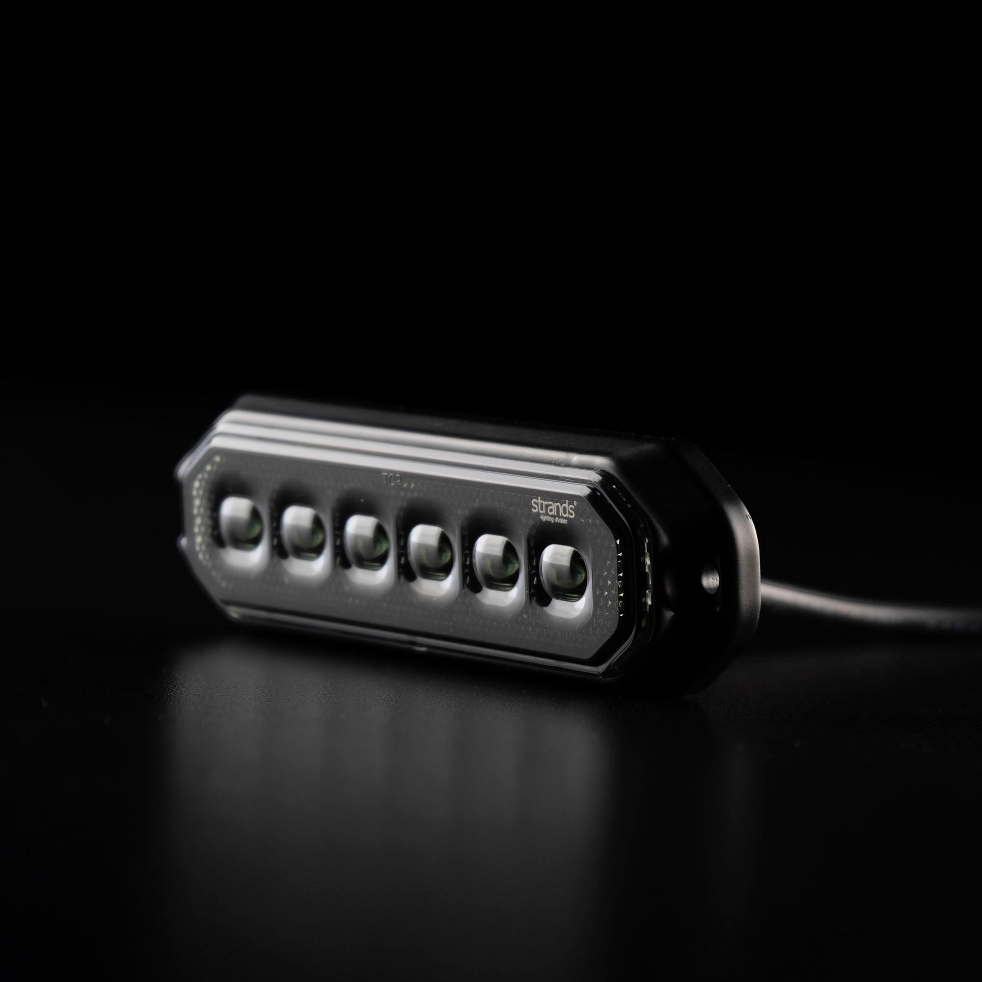 Strands Dark Knight Duo Strobe Advarselslys / Amber & Hvid