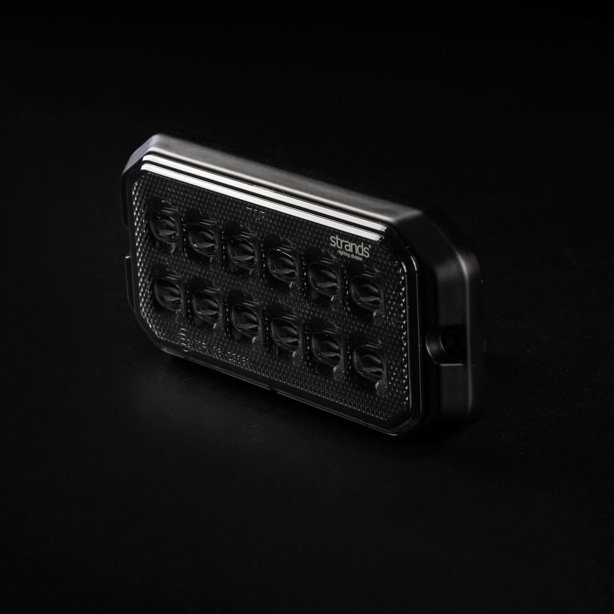 Strands Dark Knight Duo Stroboskop-Warnleuchte mit 12 LEDs / Gelb & Weiß