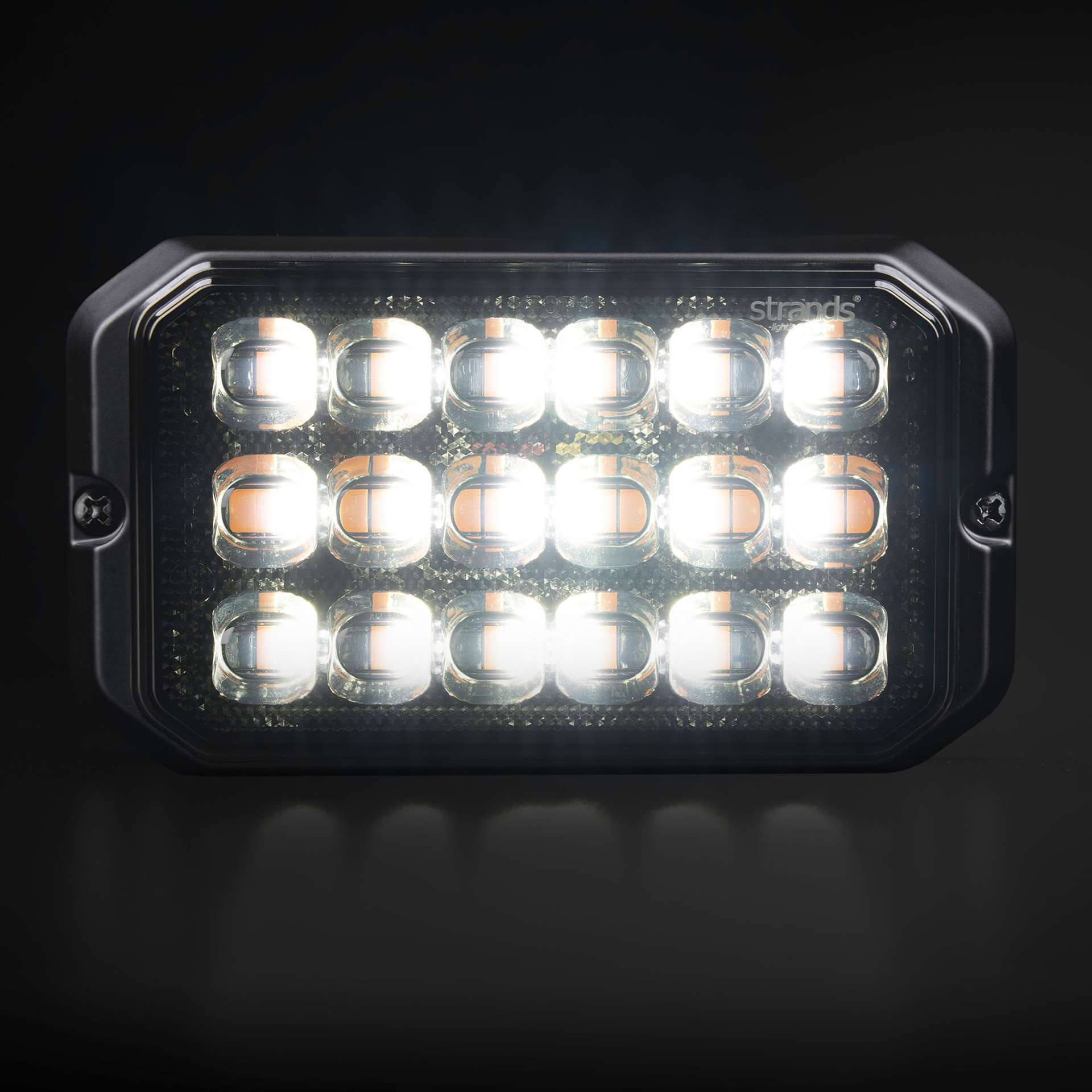 Large Dark Knight LED Strobe Light — Dual Colour Amber / White UK + Ireland