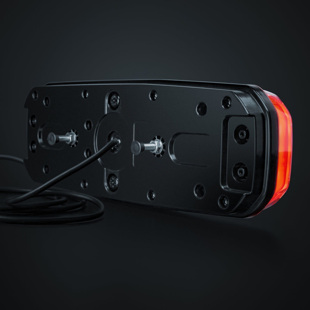 Strands Large 400mm Rear Dark Style Tail Light / 5 Functions