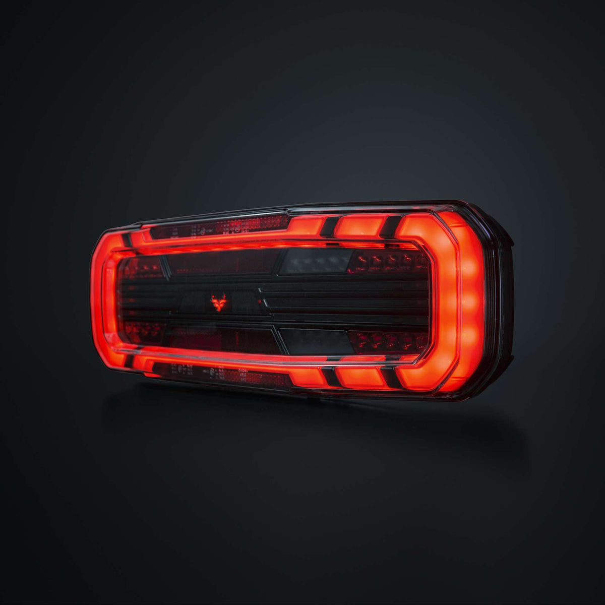 Strands Large 400mm Rear Dark Style Tail Light / 5 Functions