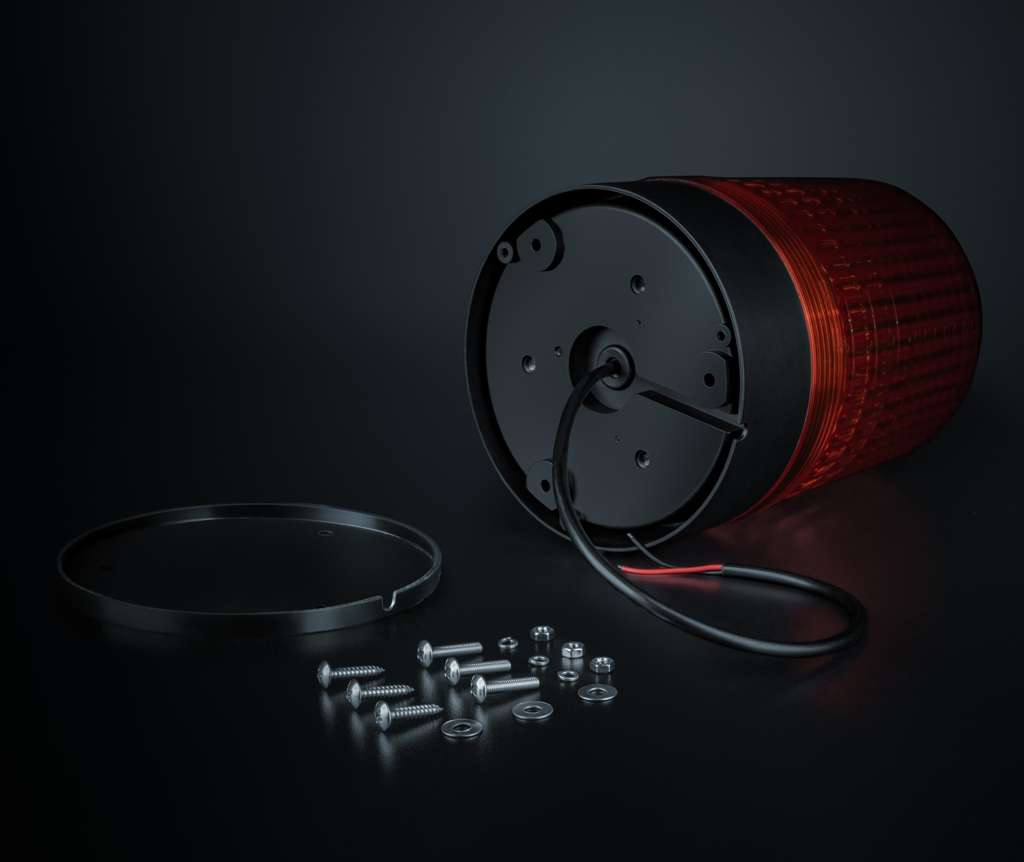 strands led beacon rotating amber old school hella