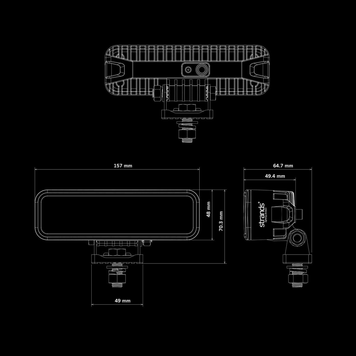 Strands Skylord EXP Duo Work Light with Strobe (SKYN1 EXP)