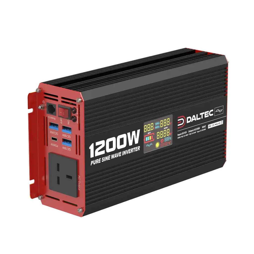 12V Pure Sine Wave Inverter / 1200W