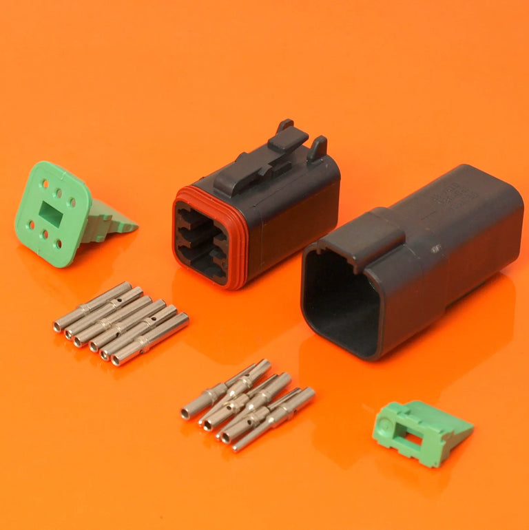 CNKF 5 Set Deutsch DT 6 Pin nero maschio e femmina auto