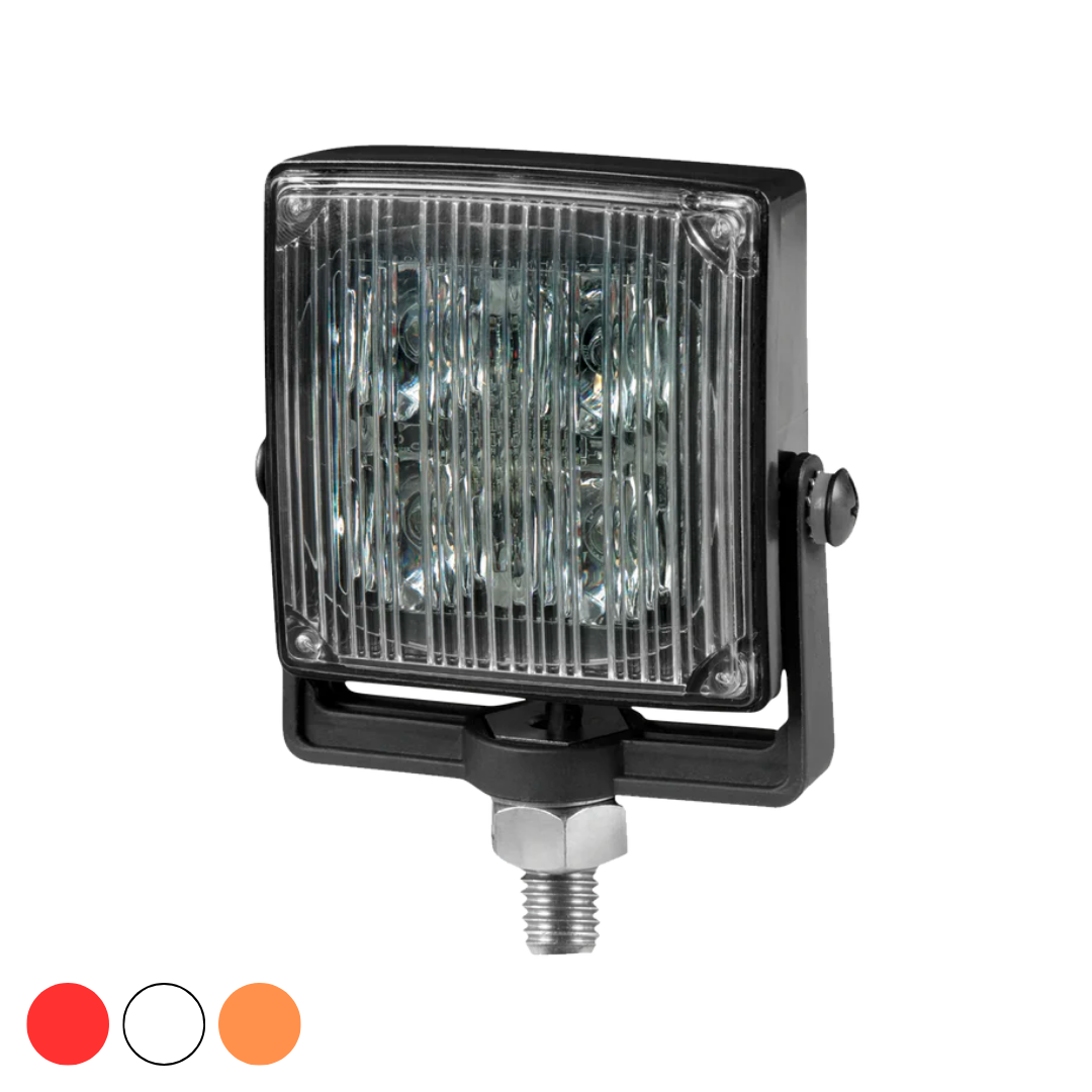 Lampada stroboscopica di segnalazione pericolo a LED quadrata / ECCO VigiLED II - spo-cs-disabled - spo-default - spo-disabled - spo-notify-me