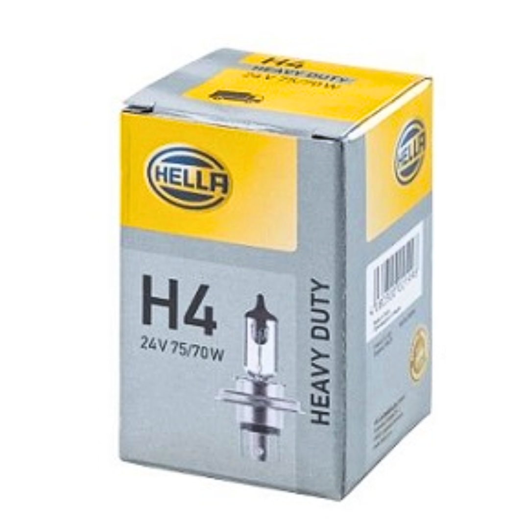 HELLA Heavy Duty 24v H4 75/70W Hovedlyspære for lastebiler - bin:O3 - Lyspærer - Lamper for lastebiler 24v - spo-cs-deaktivert - sp